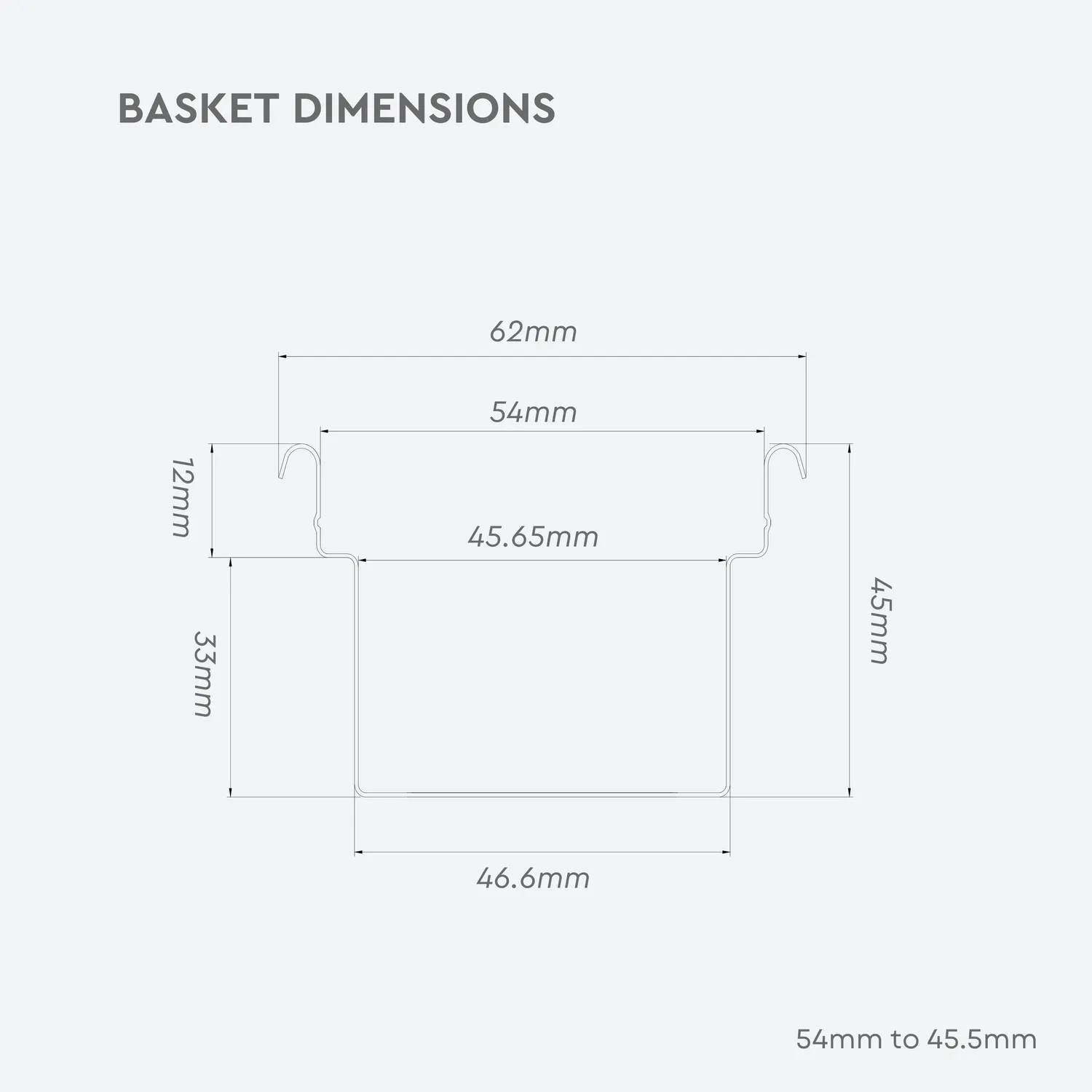 Normcore Step-Down Basket accessori filtro dosatore