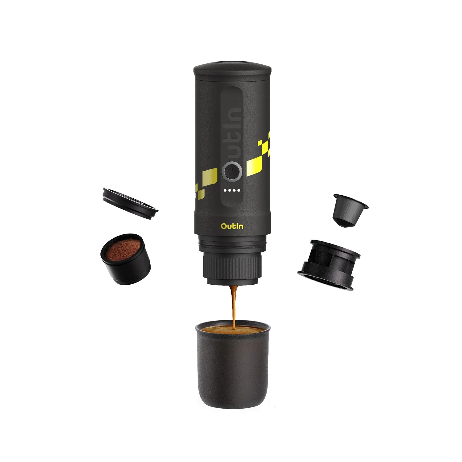 Outin Nano Lotus Gift Set Macchina Espresso Portatile