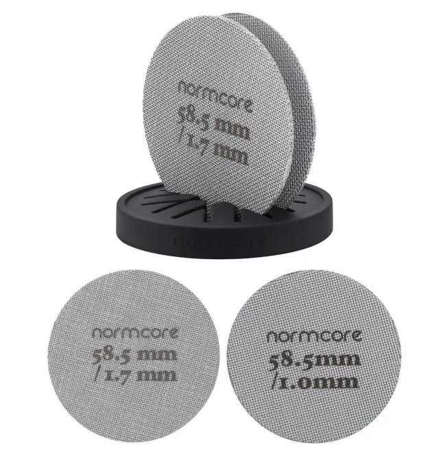 Normcore Puck Screen schermo filtro 150µm 2 pezzi con stand
