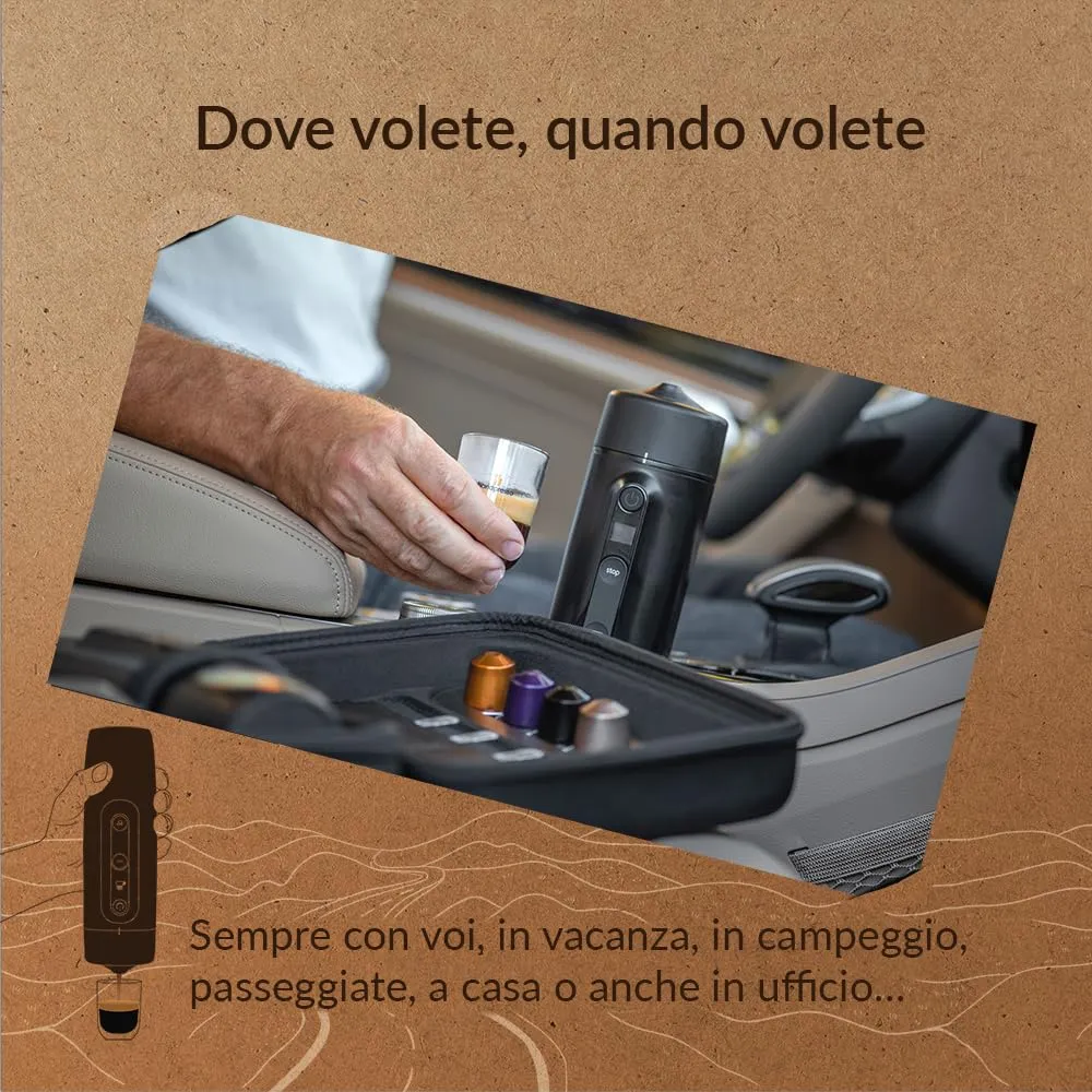 Handpresso Auto New macchina caffè auto 12V cofanetto Nespresso