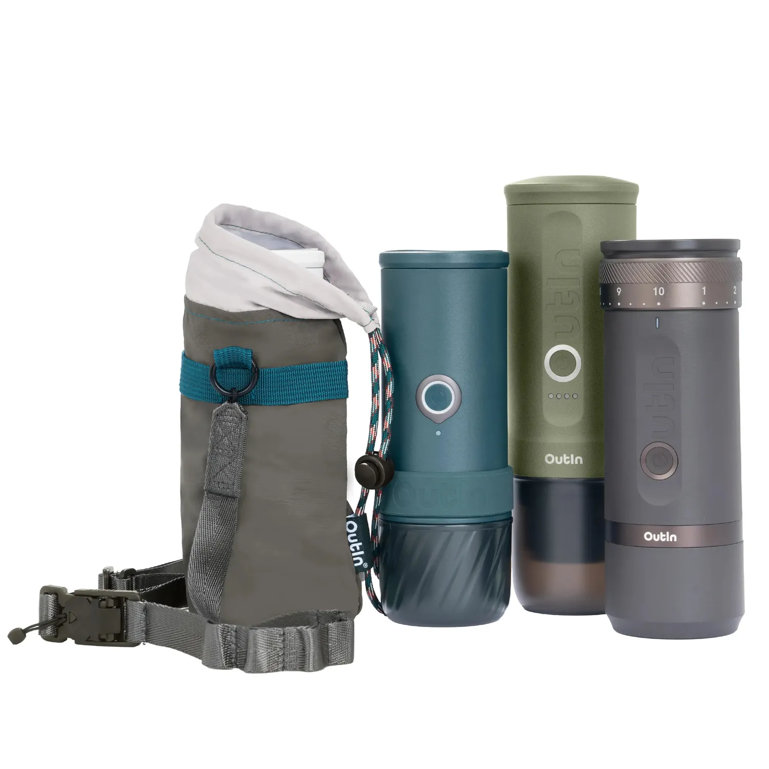 Outin Sling Pocket Custodia Tracolla Canyon Green