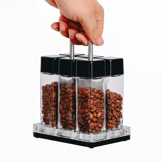 Normcore Cellars provette caffè vetro con stand