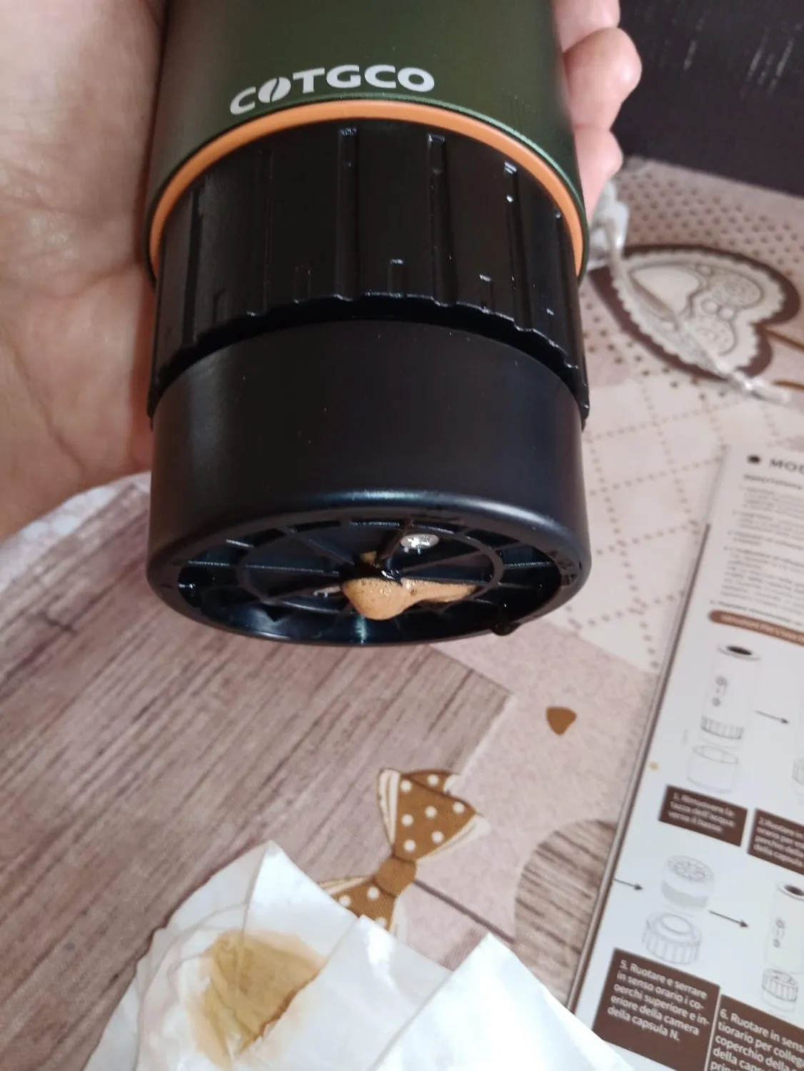 Conqueco macchina espresso portatile 15 bar capsule