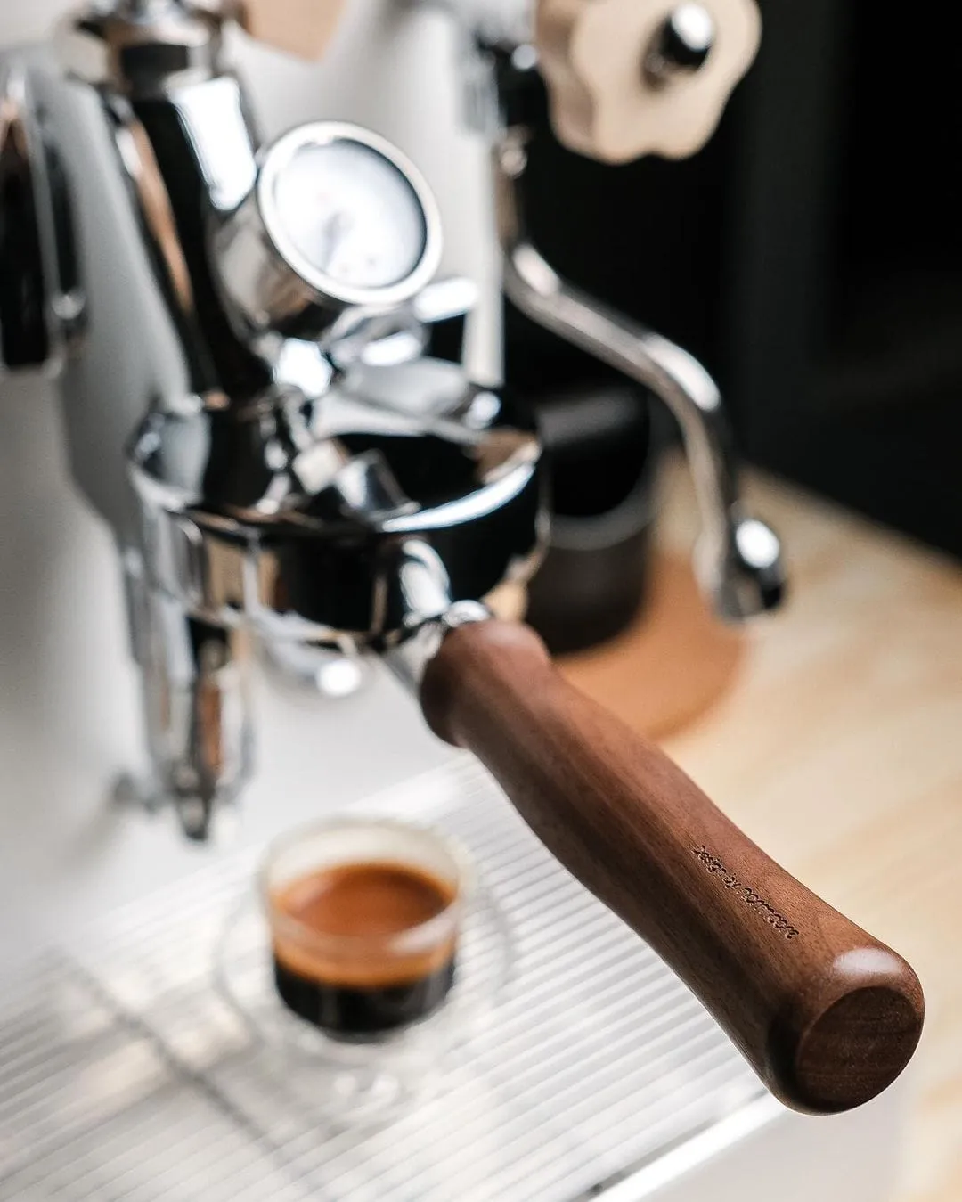 Normcore manico portafiltro legno M10 ricambio