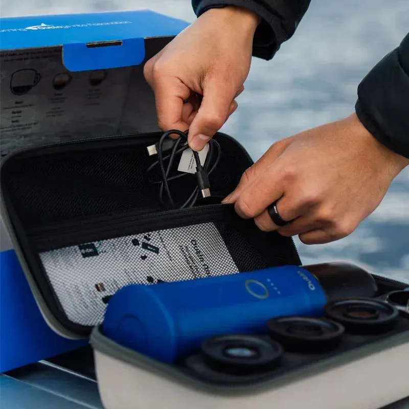Outin Nano Set Macchina Espresso Portatile Blu Oceano