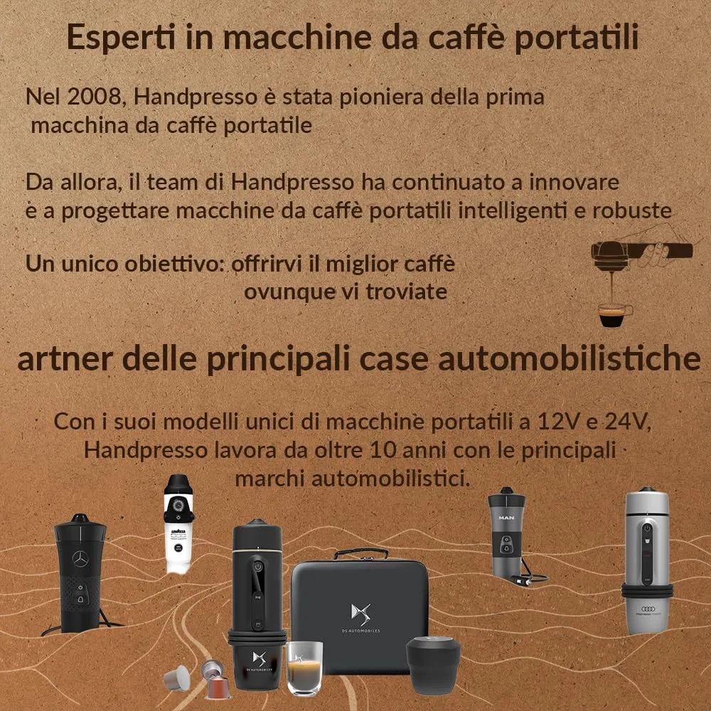 Handpresso Auto Capsule 21020 macchina espresso auto 12V 24V