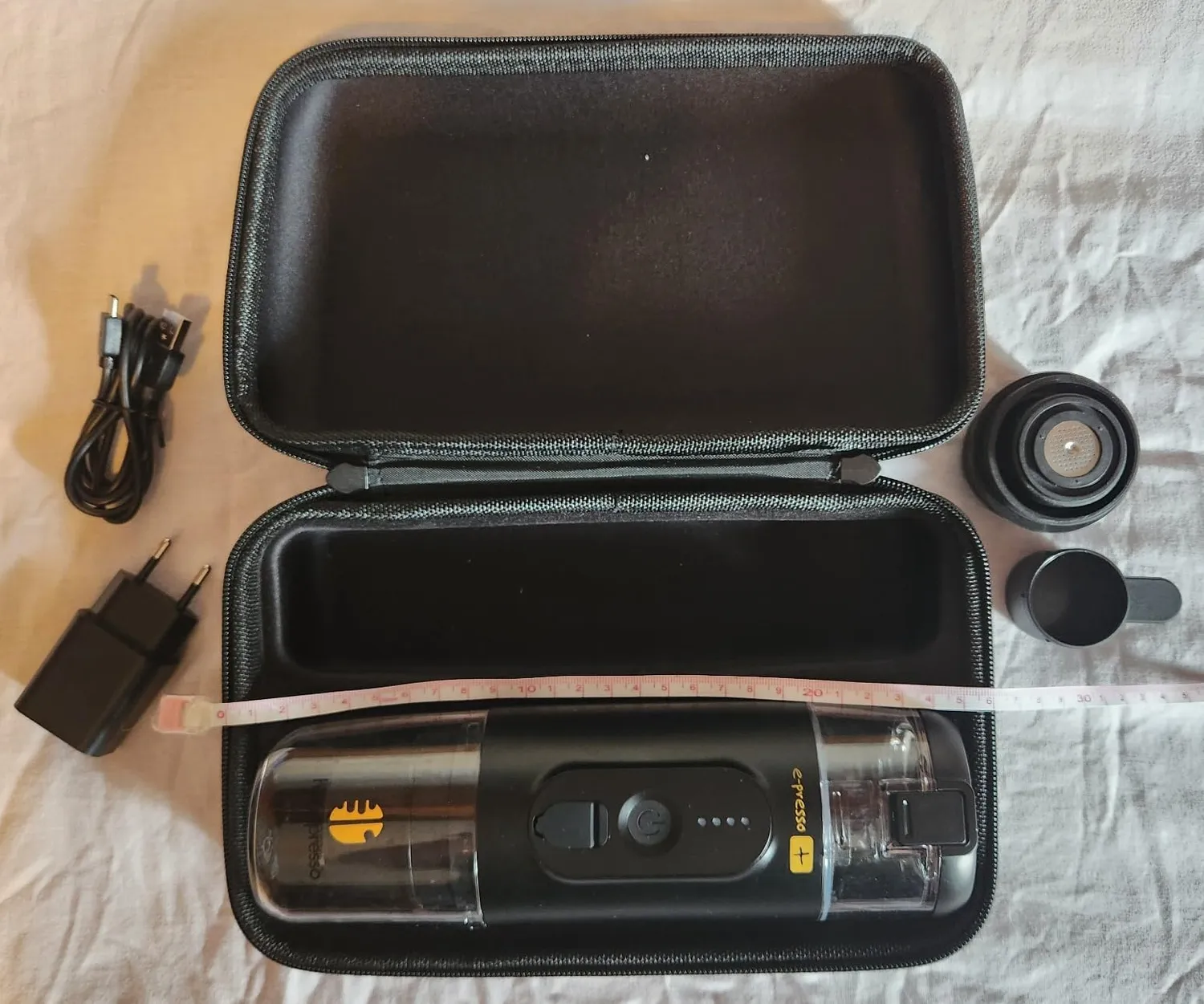 Handpresso E-Presso+ macchina caffè batteria 110 ml valigetta