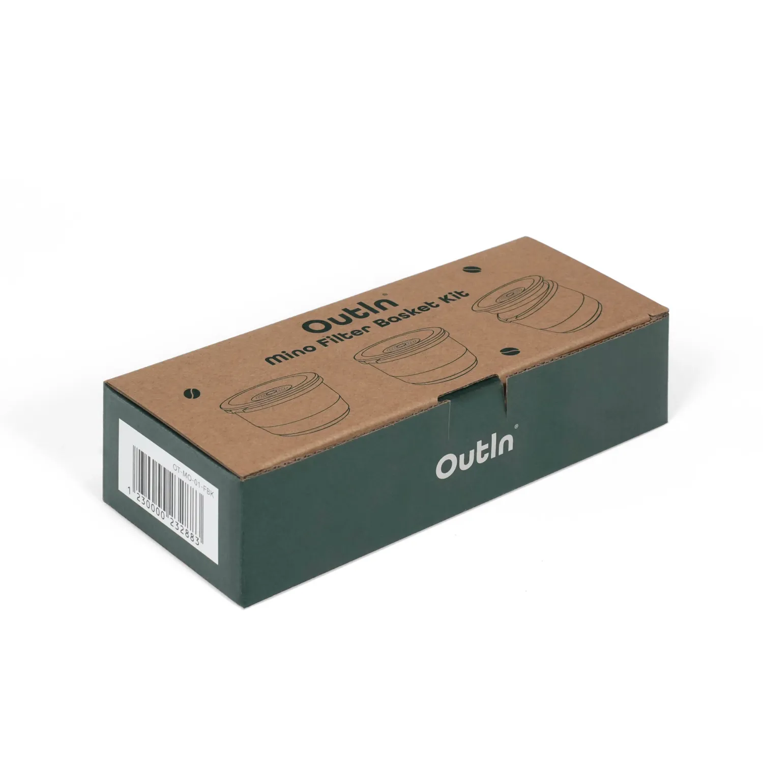 Outin Mino kit filtri caffè 3 pezzi 12 g