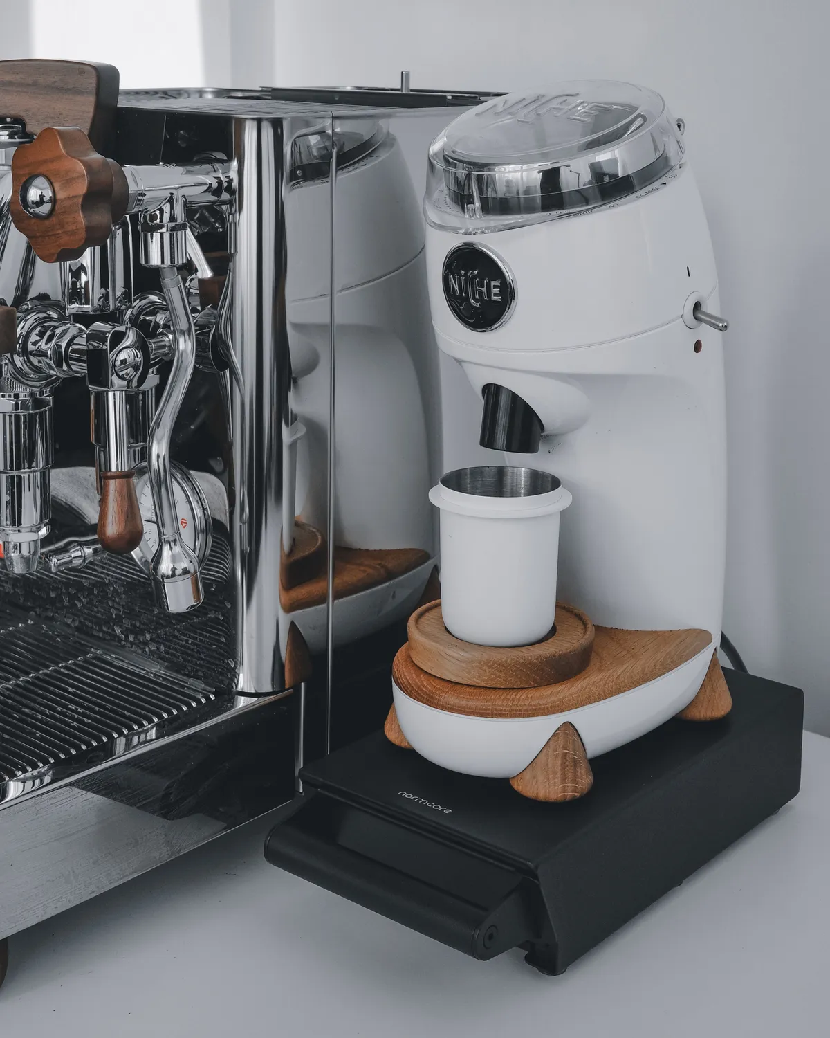 Normcore Knock Box cassetto fondi caffè acciaio