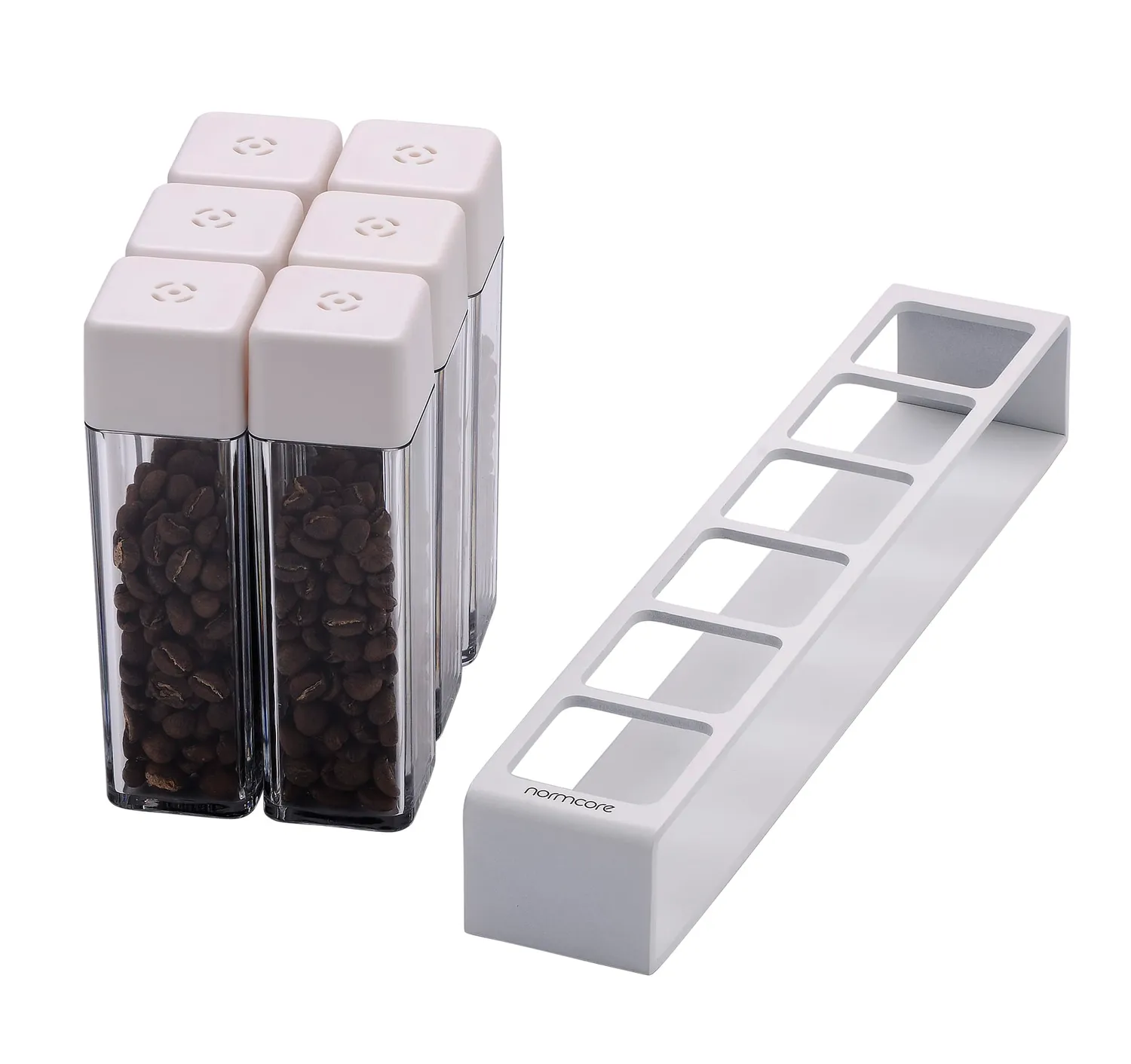 Normcore Coffee Bean Tubes V2 contenitori chicchi 6 pezzi