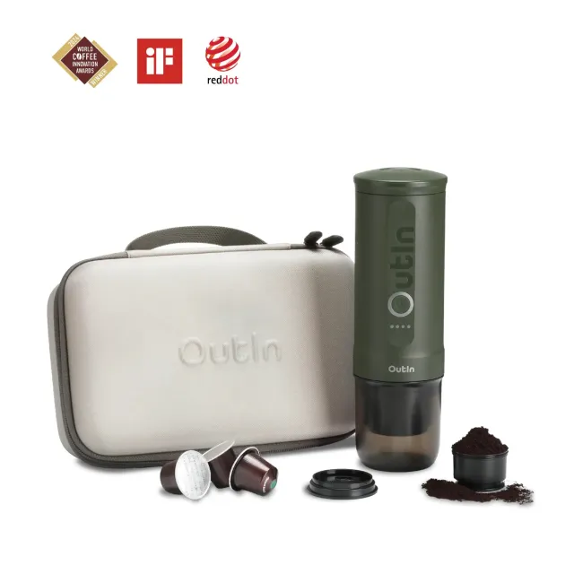 Outin Nano Traveler set espresso portatile 20 bar batteria
