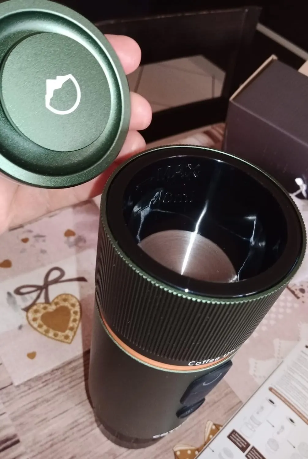 Conqueco macchina espresso portatile 15 bar capsule