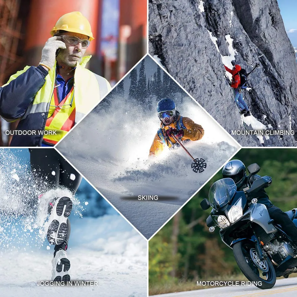 Conqueco giacca riscaldante elettrica uomo impermeabile