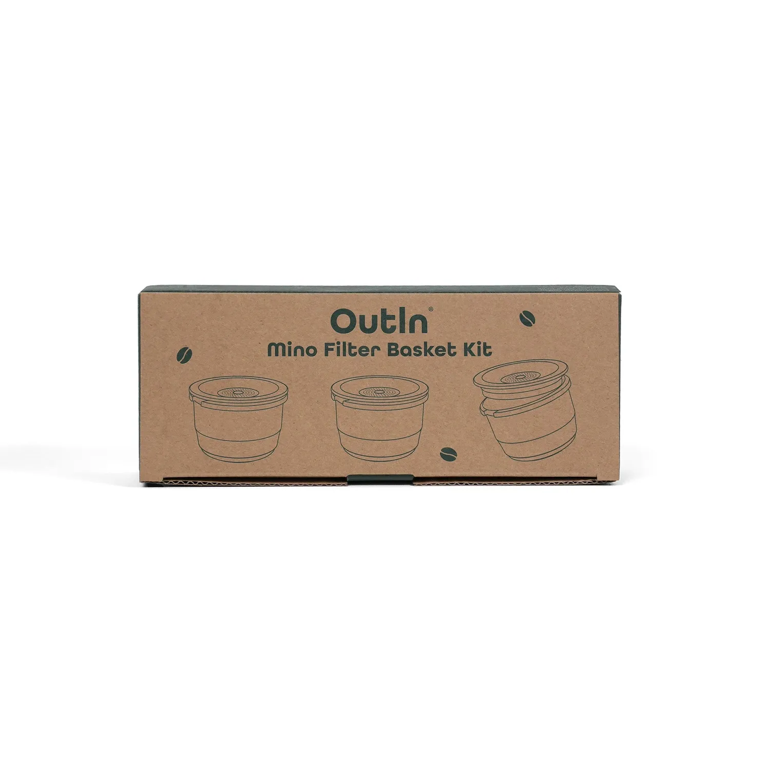 Outin Mino kit filtri caffè 3 pezzi 12 g
