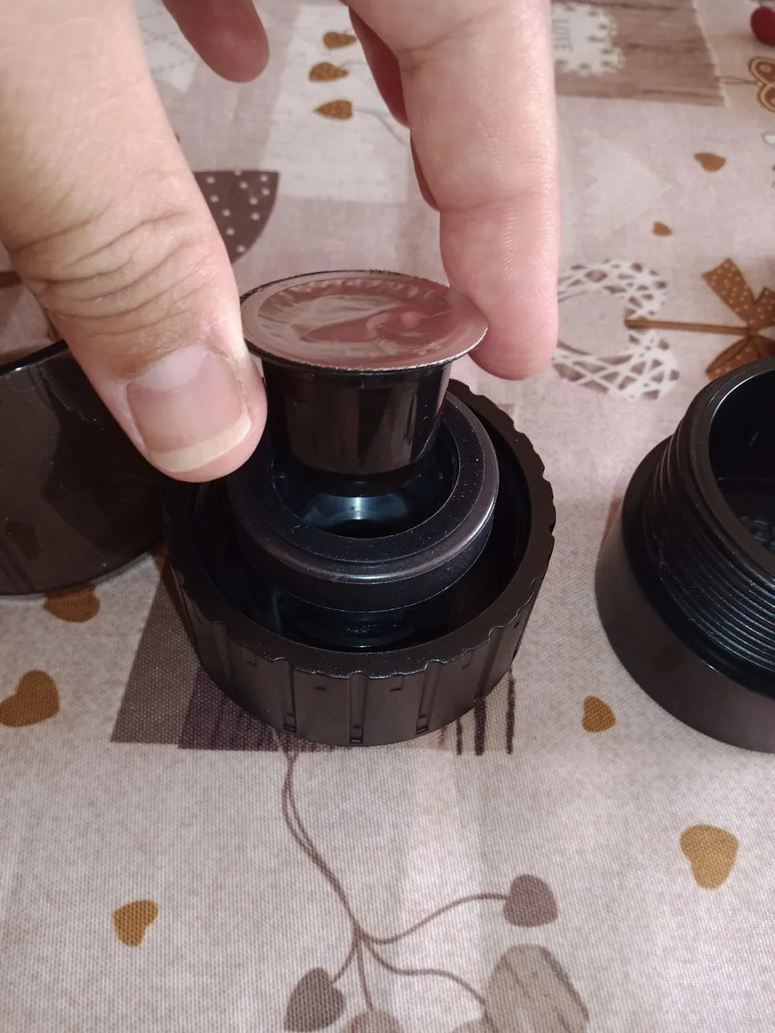 Conqueco macchina espresso portatile 15 bar capsule