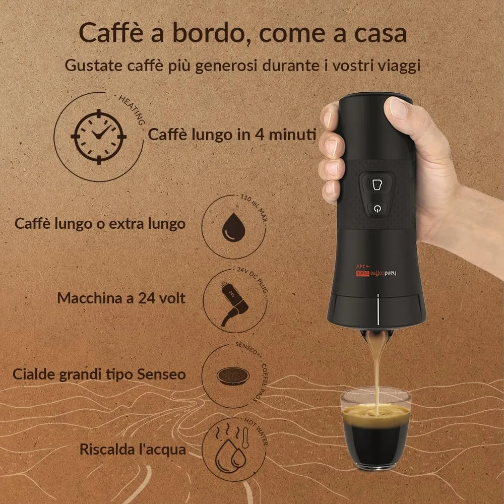 Handpresso 21010 macchina caffè 24V camion cialde