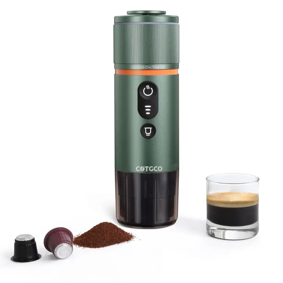 Conqueco macchina espresso portatile 15 bar capsule