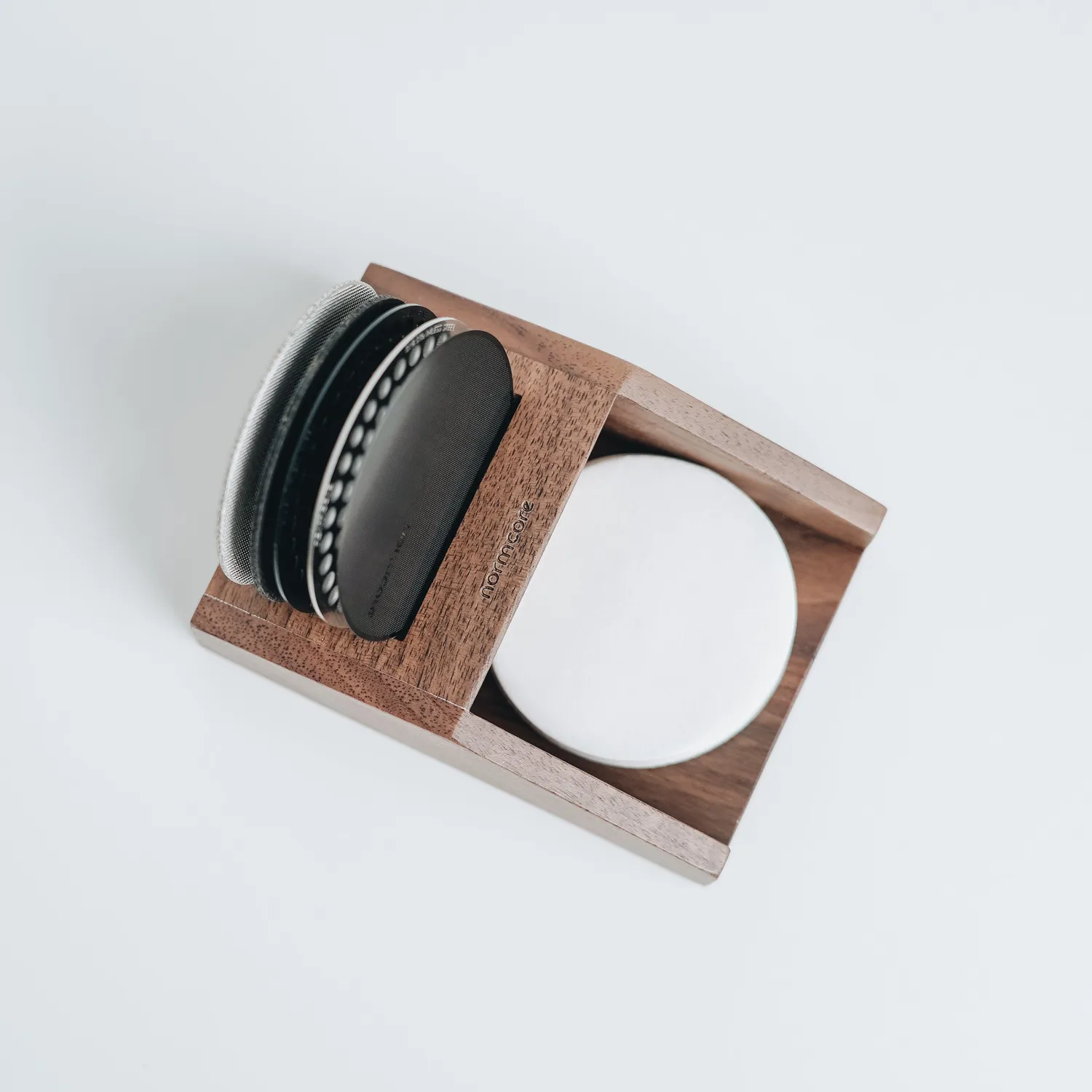 Normcore Porta Filtri Espresso in Noce