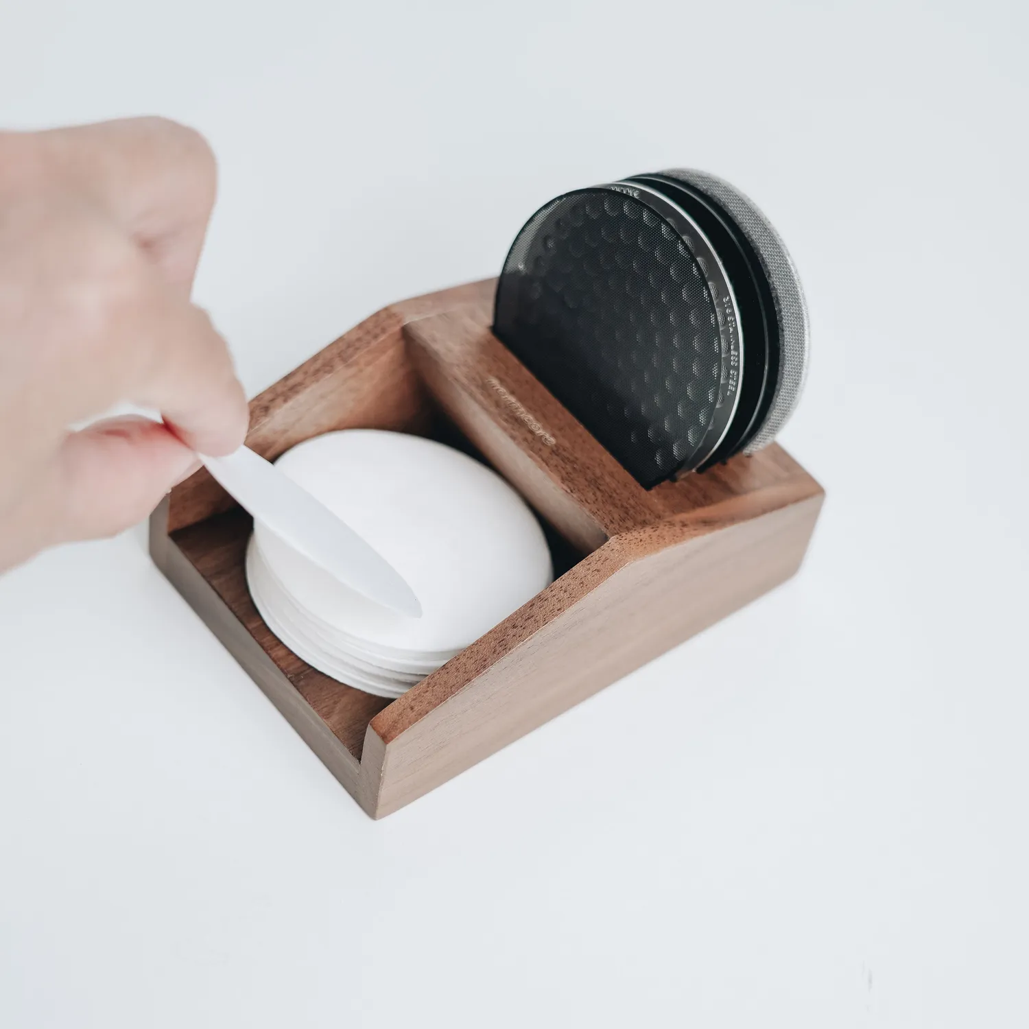 Normcore Porta Filtri Espresso in Noce