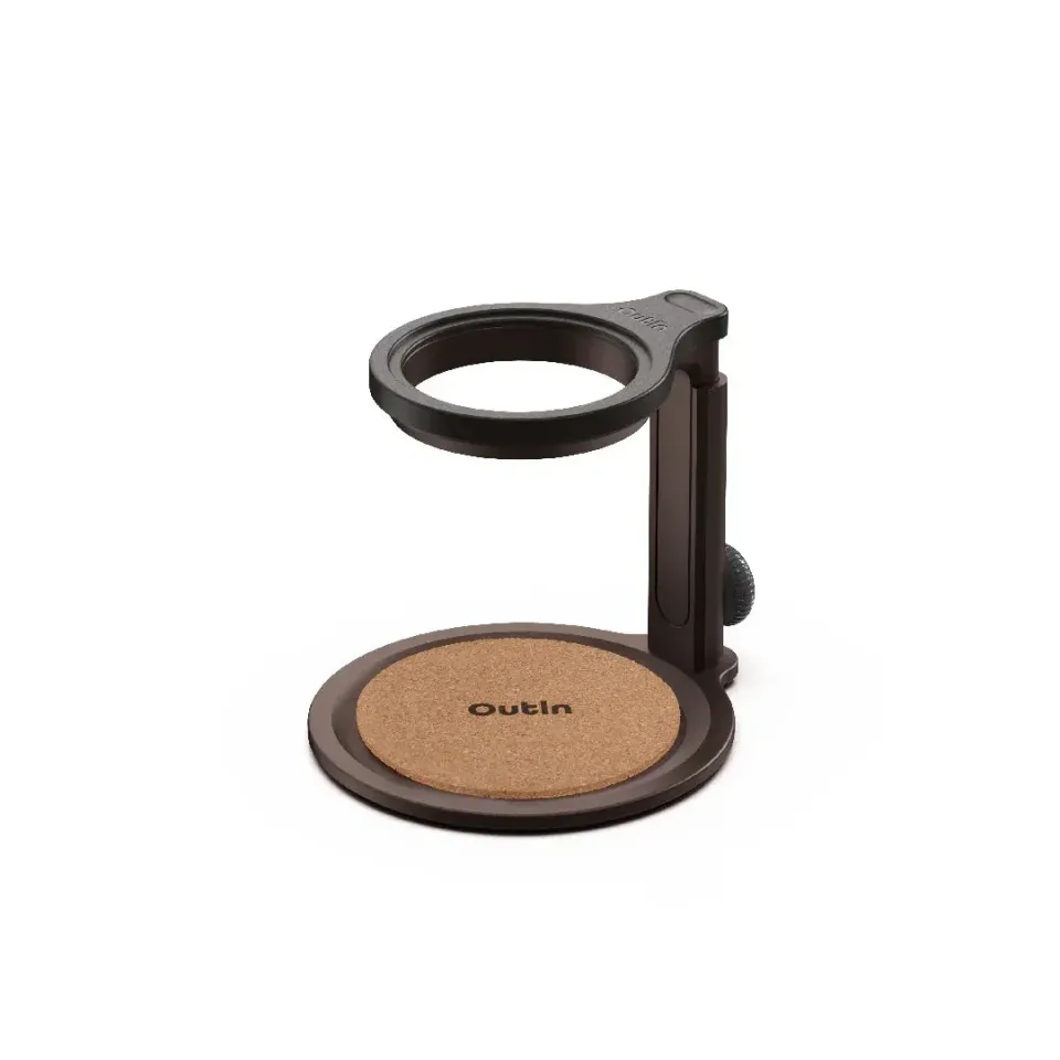 OUTIN Universal Supporto Caffe in Alluminio Regolabile