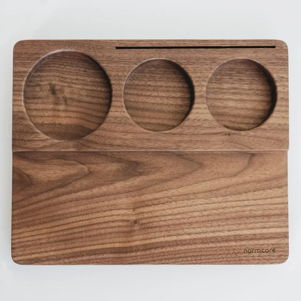 Normcore Wooden Espresso Tamping Station legno